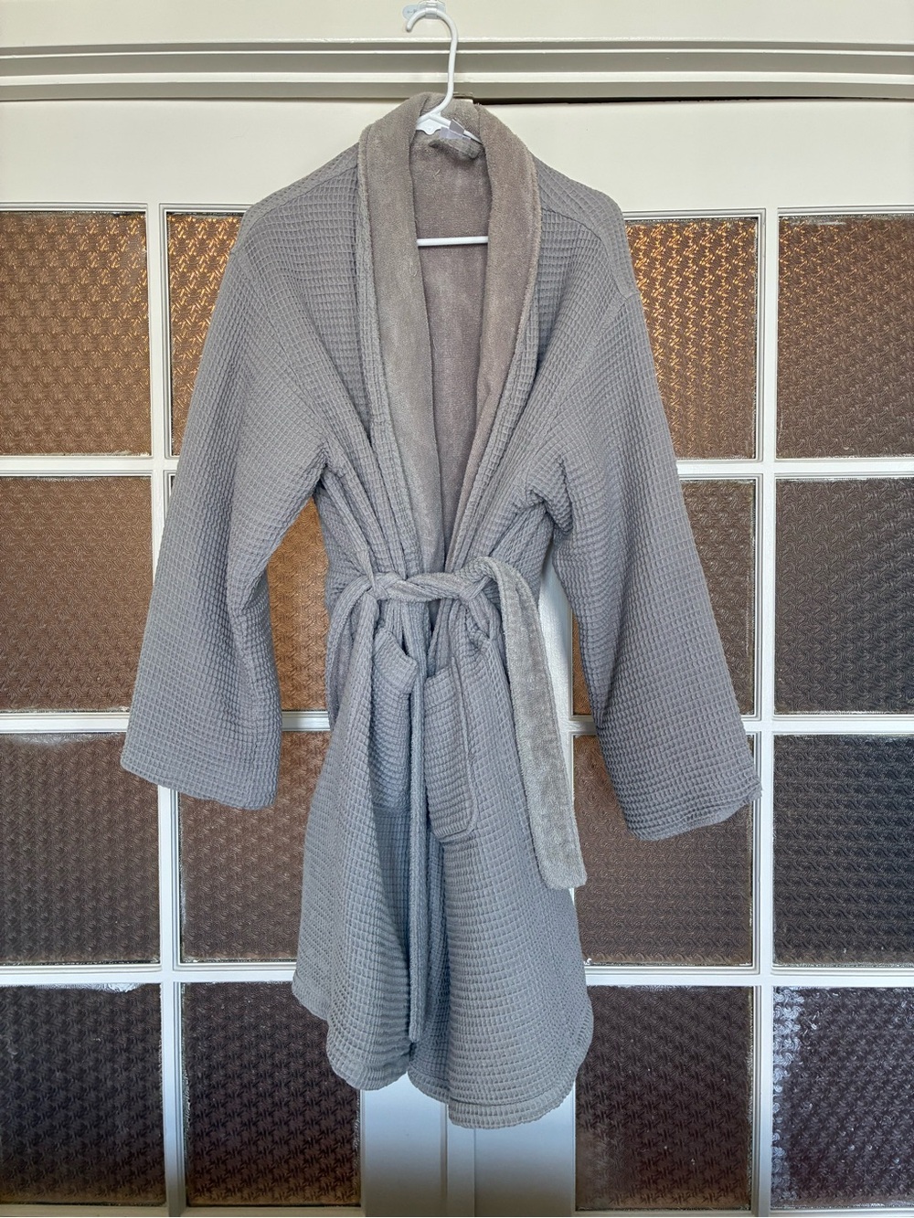 Waffle and Terry Cloth Robe Unisex